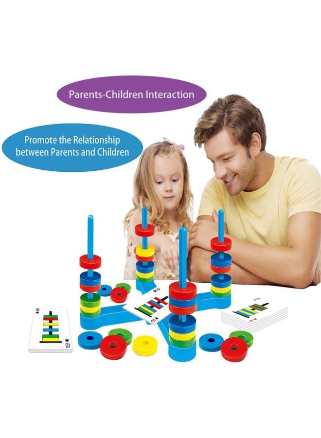 SnuzzleMart Magnetic Suspension Rings Matching Game for 4 Kids - Image 3